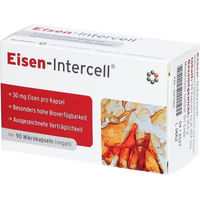 Produktbild von Eisen-Intercell von Intercell-Pharma magensaftresistente Kapseln mit Eisenfumarat 90 Stück