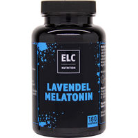 Produktbild von ELC Nutrition Melatonin mit Lavendel und Melissenblatt Vegan 180 Kapseln