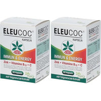 Produktbild von ELEUCOC IMMUN & ENERGY Biotanicals GmbH Kapseln vegan glutenfrei laktosefrei für Erwachsene 120 Stück
