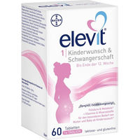 Produktbild von Elevit 1 Kinderwunsch und Schwangerschaft Tabletten laktosefrei und glutenfrei