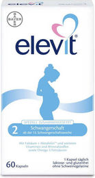 Elevit 2 Schwangerschaft Kapseln für Schwangere und Stillende 60 Stück – Bild 1 von 1
