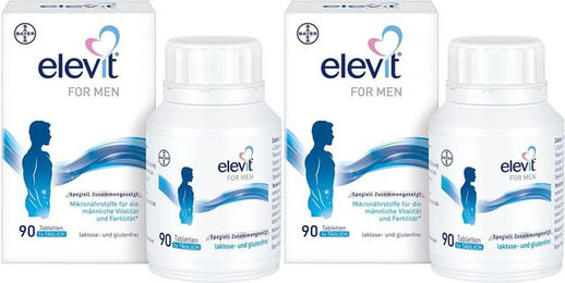 Elevit FOR MEN Nahrungsergänzung Tabletten für Männer laktosefrei und glutenfrei 180 Stück – Bild 1 von 1