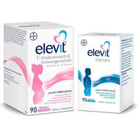 Produktbild von Elevit Kinderwunsch-Set Tabletten laktosefrei und glutenfrei
