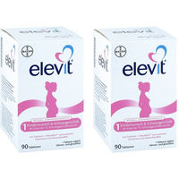 Produktbild von Elevit Nahrungsergänzung Tabletten für Schwangere und Stillende laktosefrei und glutenfrei 30 Stück