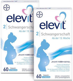 Elevit Schwangerschaft Weichkapseln für Schwangere und Stillende laktosefrei glutenfrei ohne Gelatine 120 Stück – Bild 1 von 1