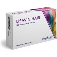 Produktbild von Elleci Farma Lisavin Hair Tabletten mit Biotin, Keratin, Zink und Schachtelhalm Extrakt glutenfrei
