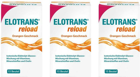 Elotrans Elektrolyt-Pulver Orange vegan glutenfrei laktosefrei für Sportler – Bild 1 von 1