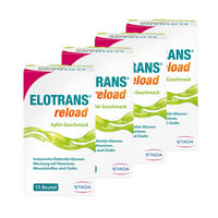 Produktbild von Elotrans Reload Apfel Pulver 4er Set vegan glutenfrei laktosefrei