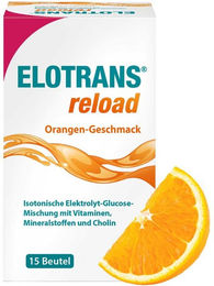 Elotrans Reload Elektrolyt-Pulver mit Cholin und Vitaminen Orange vegan glutenfrei laktosefrei für Sportler – Bild 1 von 1