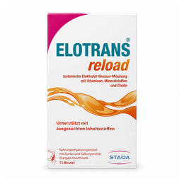 Elotrans reload Elektrolyt-Pulver mit Vitaminen Orange 15 Beutel vegan glutenfrei laktosefrei – Bild 1 von 1
