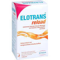 Produktbild von ELOTRANS reload Elektrolyt-Pulver mit Vitaminen Orange Vegan Glutenfrei Laktosefrei 113,55 g