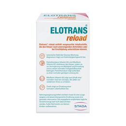 Elotrans Reload Isotonisches Elektrolyt-Glukose Pulver Orange 2 x 15 Beutel Vegan Glutenfrei Laktosefrei für Sportler – Bild 1 von 1