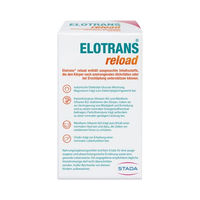 Produktbild von Elotrans Reload Isotonisches Elektrolyt-Glukose Pulver Orange 2 x 15 Beutel Vegan Glutenfrei Laktosefrei für Sportler