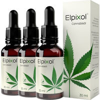 Produktbild von Elpixol Cannabisöl Tropfen vegan und vegetarisch