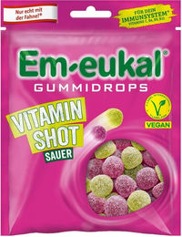 Em-eukal Gummidrops Vitamin Shot vegan 90 g – Bild 1 von 2