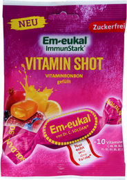 Em-eukal ImmunStark Vitamin-Shot zuckerfreie Lutschtabletten mit pflanzlichem Ursprung 75 g – Bild 1 von 1