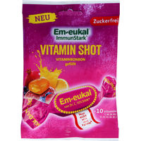 Produktbild von Em-eukal ImmunStark Vitamin-Shot zuckerfreie Lutschtabletten mit pflanzlichem Ursprung 75 g