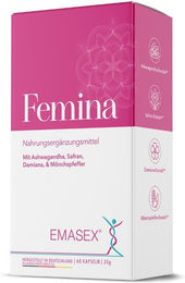 Emasex Femina Kräuter-Komplex Kapseln für Frauen 60 Stück – Bild 1 von 1