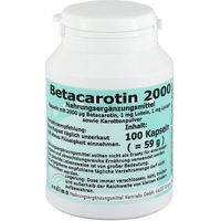 Produktbild von Endima Betacarotin 2000 Kapseln mit Vitamin A 100 Stück
