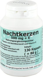 Endima Nachtkerzenöl mit Vitamin E 500 mg Kapseln 130 Stück – Bild 1 von 1