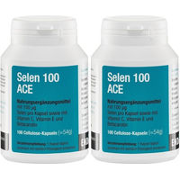 Produktbild von Endima Selen 100 ACE Kapseln mit Natriumselenit und Vitamin-Kombination