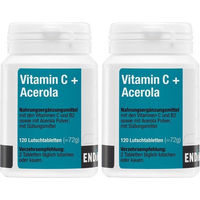 Produktbild von Endima Vitamin C mit Acerola und Hagebutte Lutschtabletten 120 Stück