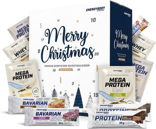 Energybody Systems Fitness Protein Adventskalender 2026 mit Riegeln und Whey Pulver – Bild 1 von 6