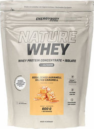 Energybody Systems Nature Whey Protein Isolat Gesalzenes Karamell Pulver zuckerfrei ohne Zusatzstoffe 1000 g – Bild 1 von 1
