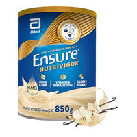 Produktbild von Ensure NutriVigor Vanille Pulver 850g glutenfrei und laktosefrei für Senioren und Erwachsene