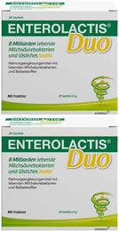 Enterolactis DUO Sachets ALFASIGMA Pulver laktosefrei und glutenfrei für Erwachsene und Kinder – Bild 1 von 2