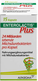 Enterolactis Plus Alfasigma Kapseln laktosefrei und glutenfrei 15 Stück – Bild 1 von 2