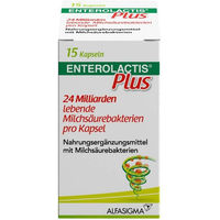 Produktbild von Enterolactis Plus Alfasigma Kapseln laktosefrei und glutenfrei 15 Stück