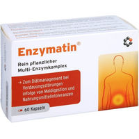 Produktbild von Enzymatin Intercell Pflanzlicher Multi-Enzymkomplex mit 11 Enzymen und Vitamin B12 Vegan 60 Kapseln
