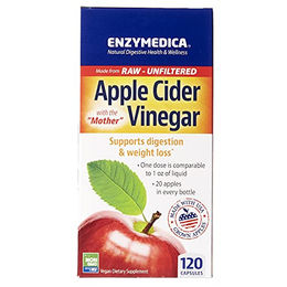 Enzymedica Apple Cider Vinegar Vegetarische Kapseln 120 Stück – Bild 1 von 4
