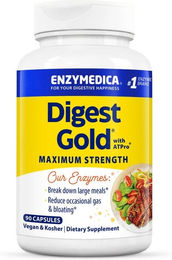 Enzymedica Digest Gold ATPro Multi-Enzym-Komplex Kapseln vegan ohne Zusatzstoffe 90 Stück – Bild 1 von 2