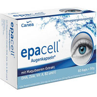 Produktbild von Epacell Augenkapseln mit Maquibeere, DHA und EPA von Pharma Peter, 60 Kapseln