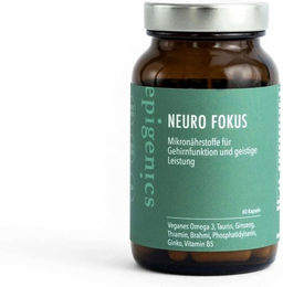 epigenics Neuro Fokus Nährstoffkomplex vegan Kapseln – Bild 1 von 3