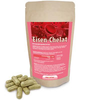 Produktbild von ERASVITAL Eisen-Bisglycinat Kapseln Vegan 90 Stück für Frauen, Kinder, Schwangere und Stillende