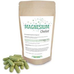 ERASVITAL Magnesium Chelat Bisglycinat Kapseln vegan für Erwachsene 60 Kapseln – Bild 1 von 1