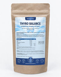 ERASVITAL Thyro Balance Kapseln mit Myo-Inositol, NAC, L-Glutathion, Vitamin C, Zink und Selen – Bild 1 von 2