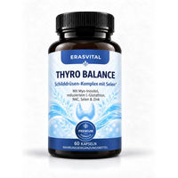 Produktbild von ERASVITAL THYRO BALANCE Kapseln mit Myo-Inositol, NAC, reduziertem L-Glutathion, Vitamin C, Zink und Selen