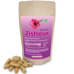 ERASVITAL Zistrose Extrakt Kapseln Vegan ohne Zusatzstoffe 120 Stück – Bild 1 von 2