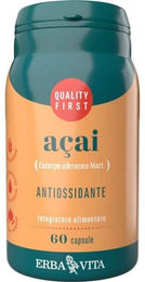 Erba Vita Acai Kapseln vegan glutenfrei laktosefrei 60 Stück – Bild 1 von 1