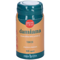 Produktbild von Erba Vita Damiana Kapseln vegan glutenfrei laktosefrei 60 Stück