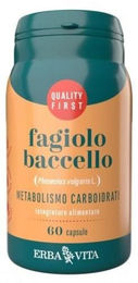 Erba Vita Fagiolo Baccello mit Inulin, 60 Kapseln, vegan, glutenfrei und laktosefrei – Bild 1 von 1