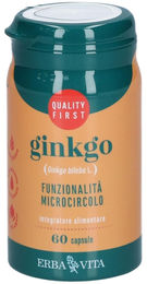 ERBA VITA Ginkgo Kapseln vegan glutenfrei laktosefrei 60 Stück – Bild 1 von 1