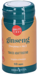 Erba Vita Ginseng Kapseln vegan glutenfrei laktosefrei 60 Stück – Bild 1 von 1