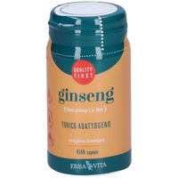 Produktbild von Erba Vita Ginseng Kapseln vegan glutenfrei laktosefrei 60 Stück