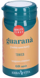 Erba Vita Guarana Kapseln vegan glutenfrei laktosefrei 60 Stück – Bild 1 von 1