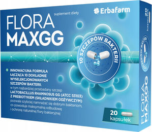 Erbafarm FLORA MAXGG Probiotikum in Kapseln 20 Stück – Bild 1 von 3